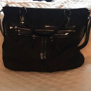 Banana republic nylon black work tote